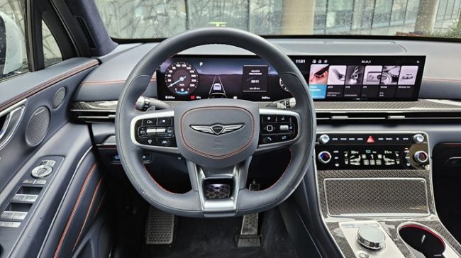 GV80COUPE מבחן סביבת נהג