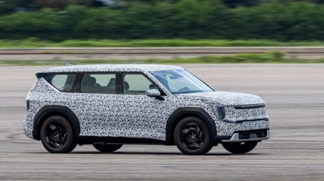 kia ev9 - test