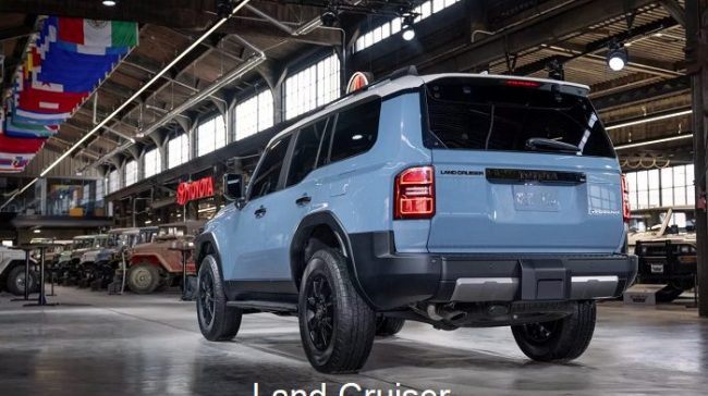 land cruiser - back