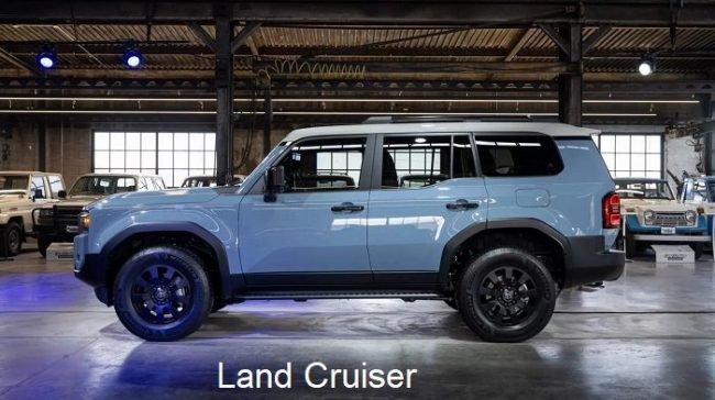 land cruiser - side